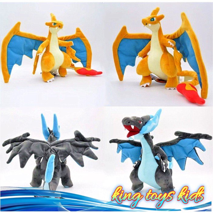 new / Edisi Mega - Boneka Pokemon Pikachu Mega Charizard / Boneka Charizard