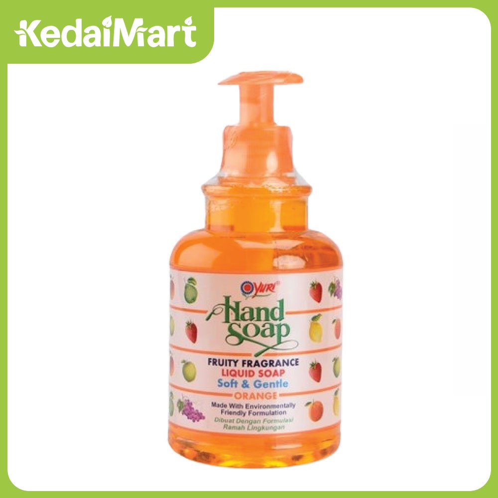 Yuri Hand Soap Orange Pump 410 ml