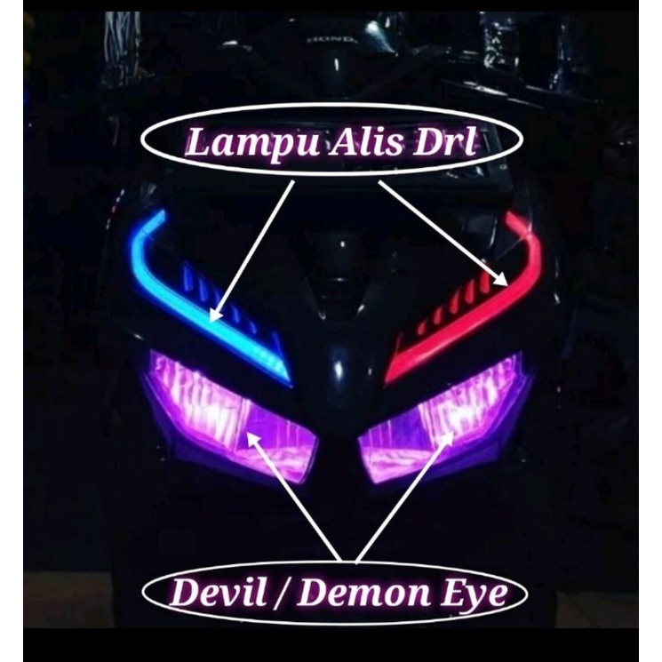 LAMPU DEVIL EYE 3titik,6titik,10titik