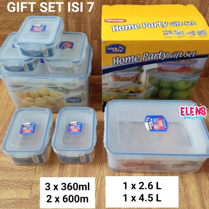 Lock & Lock gift set container 7 pcs