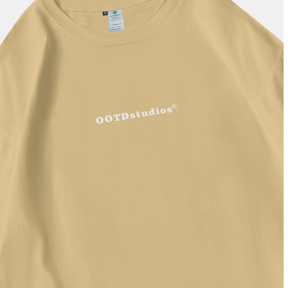 Basic Oversized Tshirt OOTDstudios Mocca l Oversize • AMK.22De22ᴰ