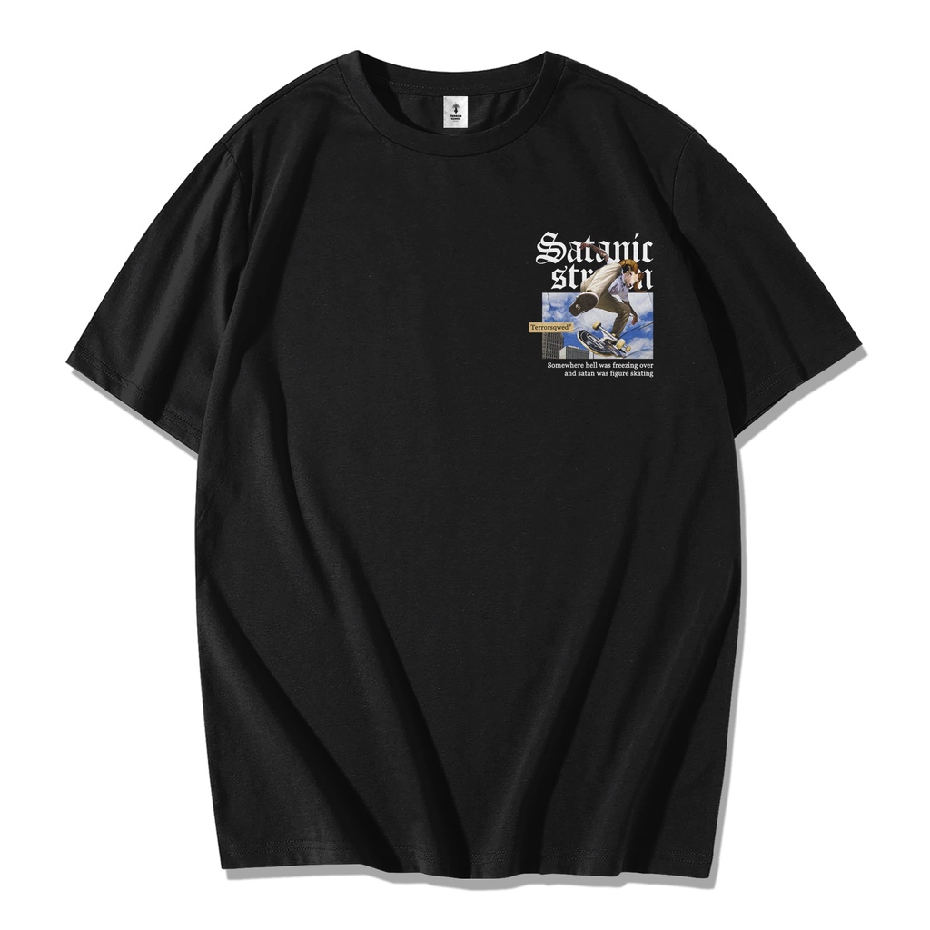 Tsq | Kaos | Tshirt | Oversize | Black | Satanic Stream
