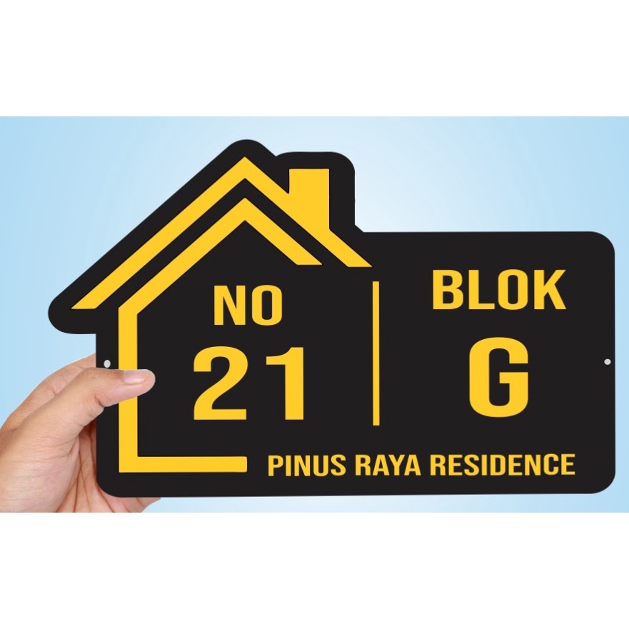 Nomor Rumah GRANIT Ukir