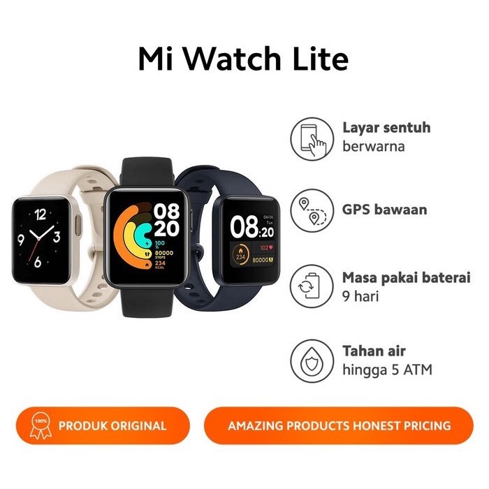 SMARTWATCH MI WATCH LITE -GARANSI RESMI-