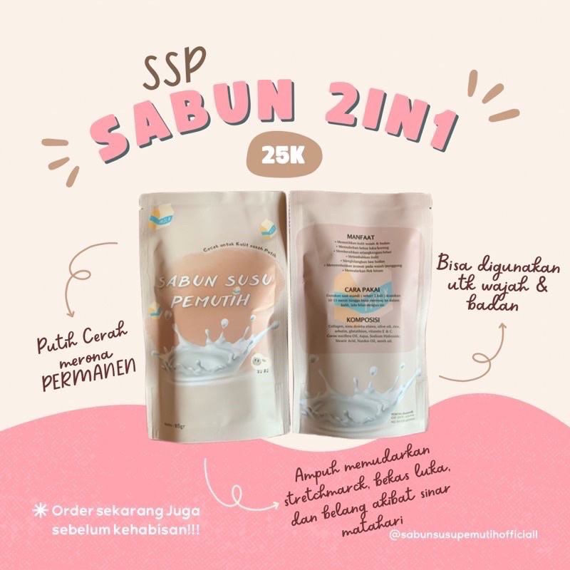 SABUN SUSU PEMUTIH BPOM