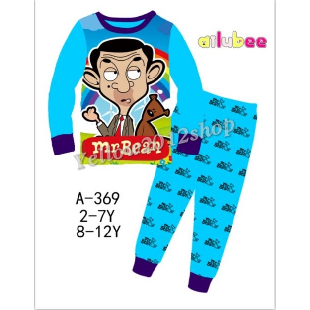 BBS3276 - Ailubee pyjamas Bean blue LP CP