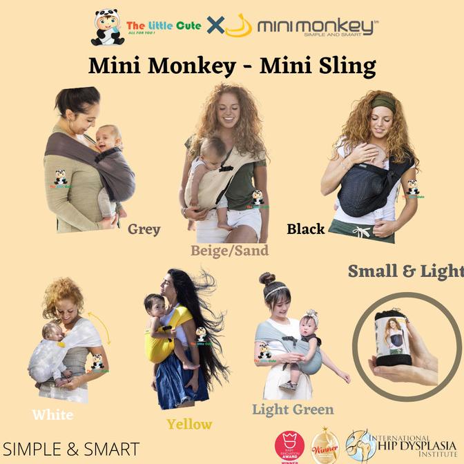 Mini Monkey Mini Sling / Gendongan Bayi Mini