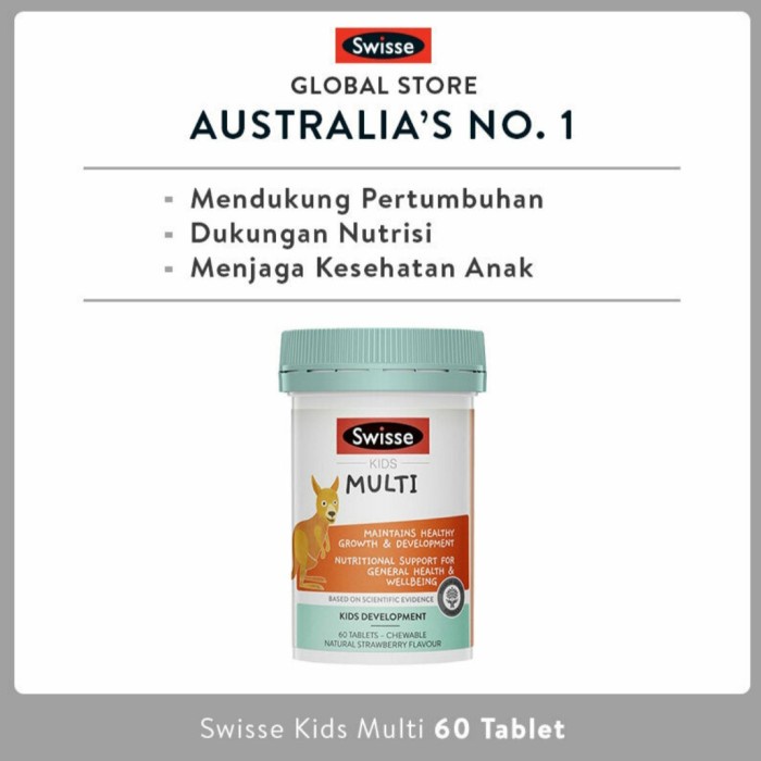 swisse kids multi 60 tablet