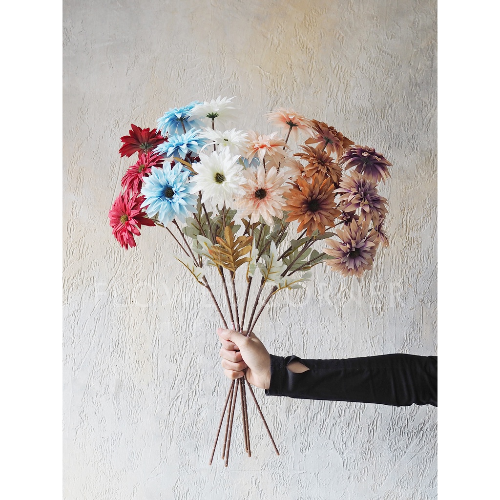 Bunga Artificial Aster Autumn Spray (B23007)