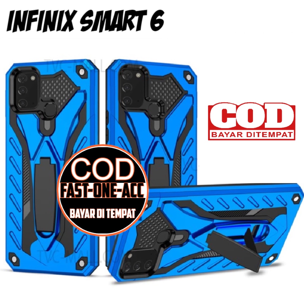 CASE HP ( INFINIX SMART 6 ) Casing/Hardcase Phantom Robot Kick Standing