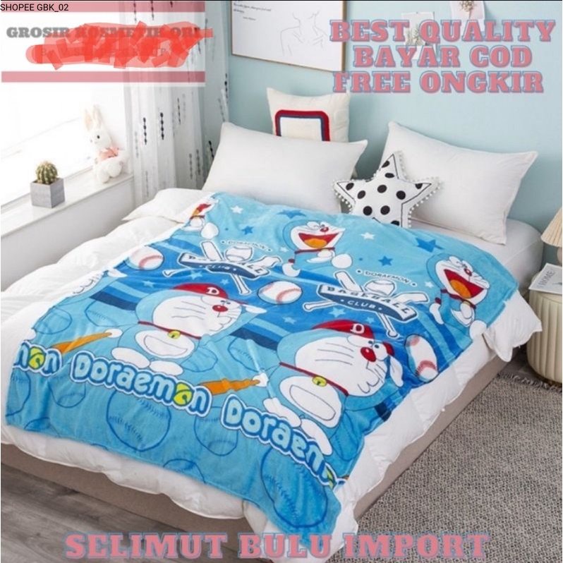 (COD 300GR) SELIMUT KARAKTER IMPORT