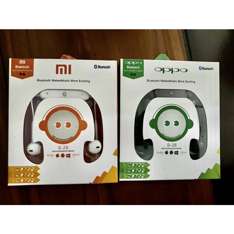 HEADSET BLUETOOTH  KABEL (MATI/NYALA SEBELAH)
