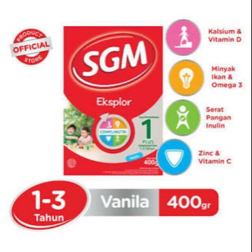 SGM Eksplor 1+ Plain 400 gram