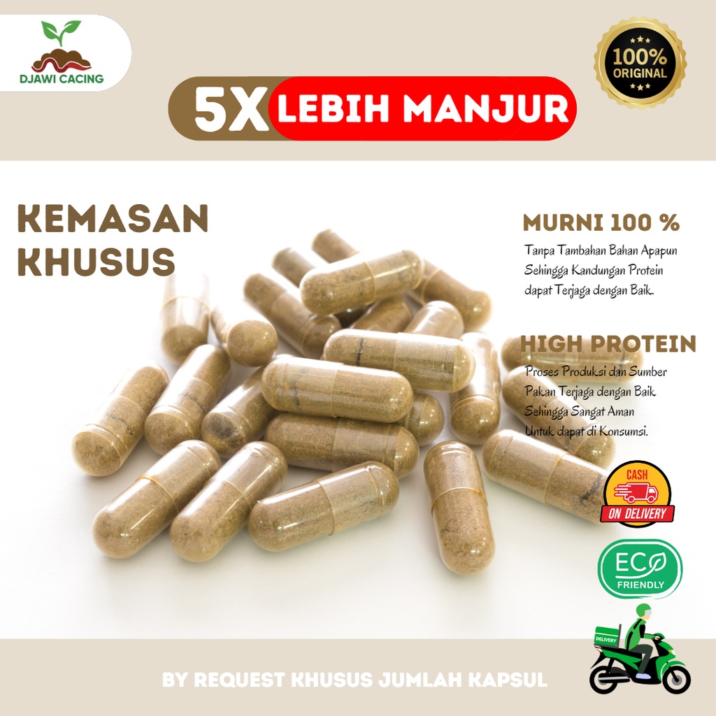 KAPSUL CACING OBAT TIFUS 100 kapsul