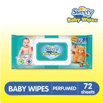 Tissue basah  perfumed isi 72
