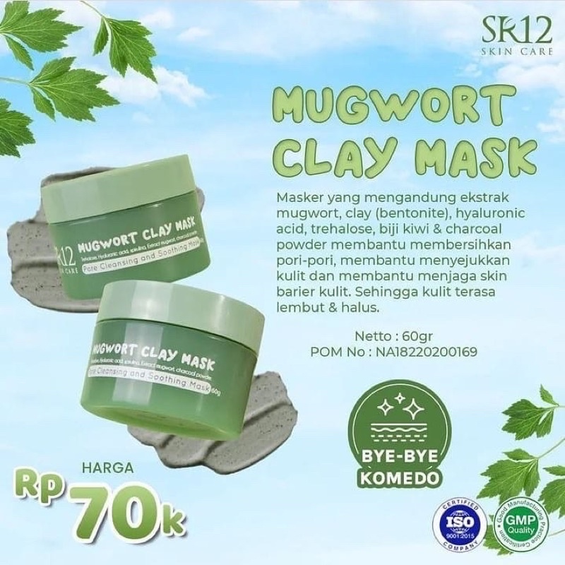 MUGWORT CLAY MASK SR12