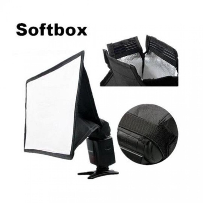 TaffStudio Universal Softbox Flash Diffuser Camera DSLR - YC1517