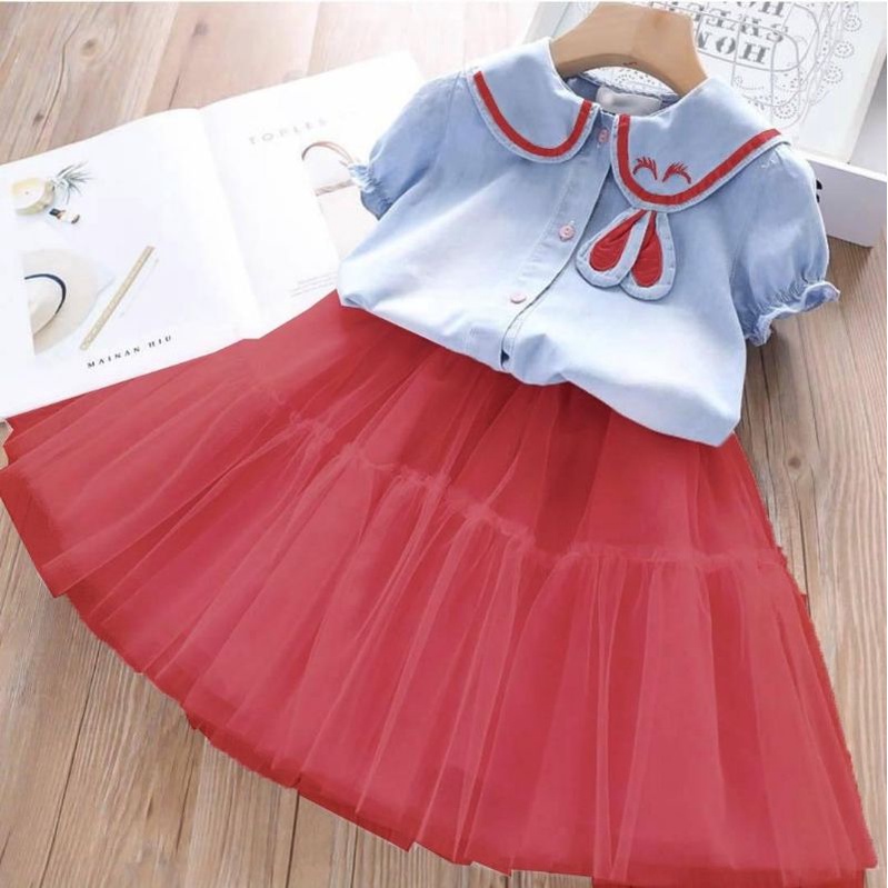 Setelan Anak Rok tile Astro