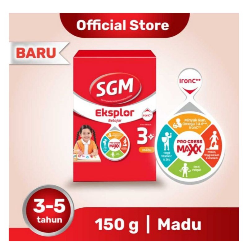 SGM Eksplor 3+ Madu 150 gr