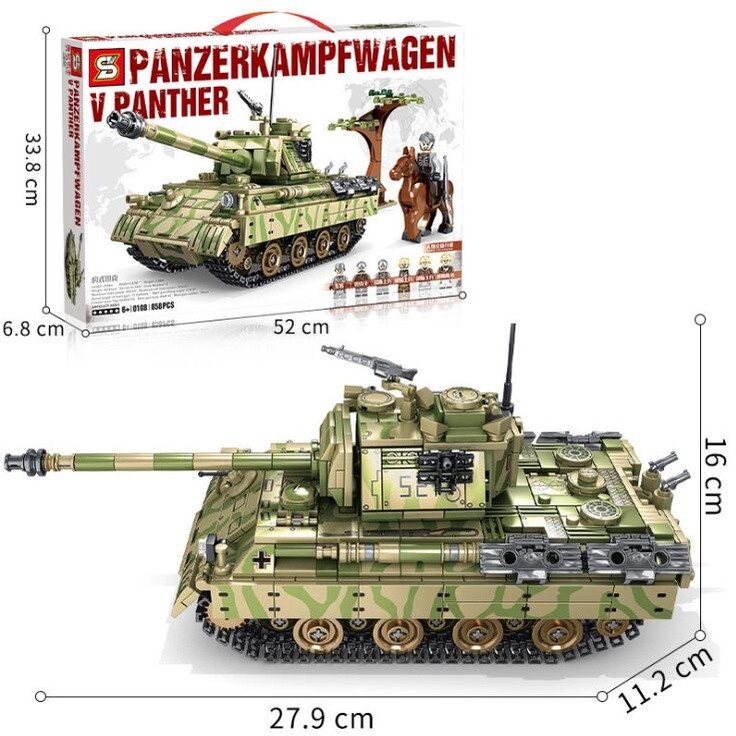 brick Tank Panzer Jerman World War II