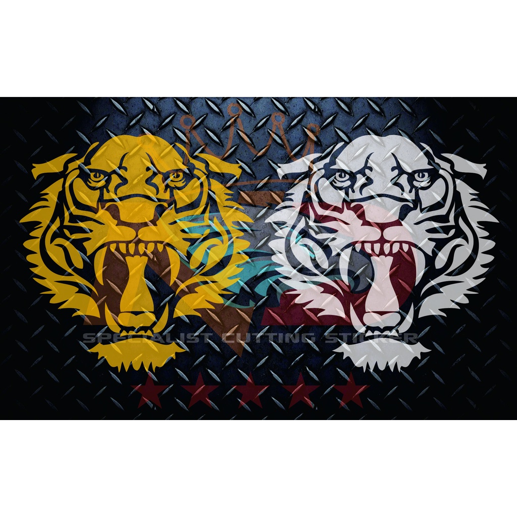 Cutting stiker KEPALA MACAN 11