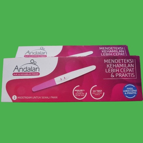 TESTPACK ANDALAN MIDSTREAM TES KEHAMILAN // ANDALAN COMPACT