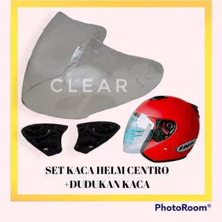 KACA HELM CENTRO + DUDUKAN