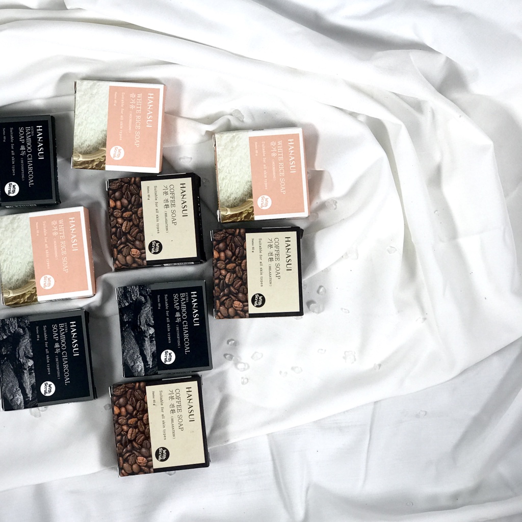 Hanasui Bar Soap with Scrub 60gr