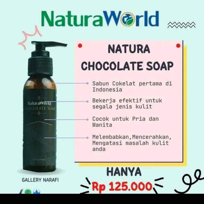 NATURA CHOCOLATE SOAP