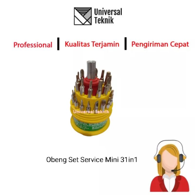 Obeng Set Service Mini 31in1