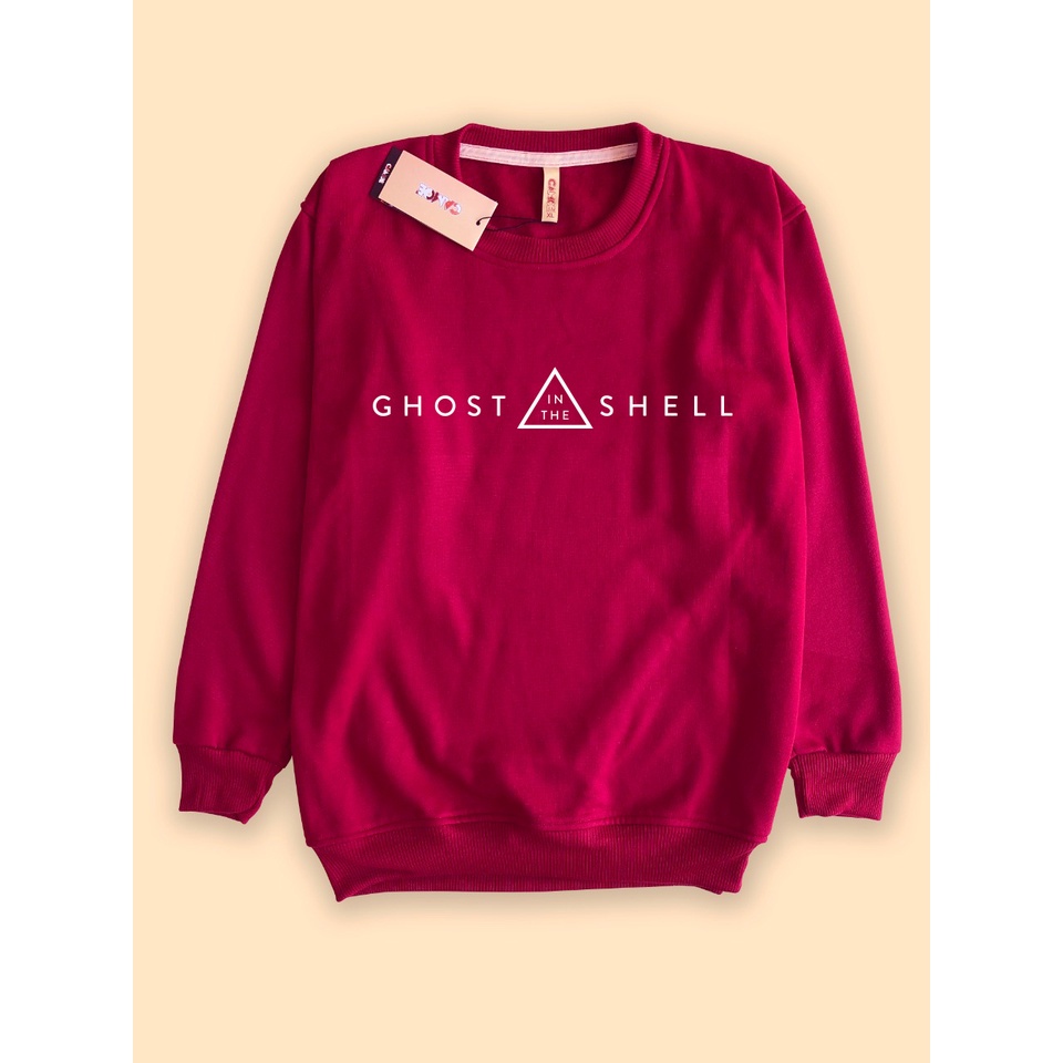 sweter sweatshirt premium desain anime ghost the shelll