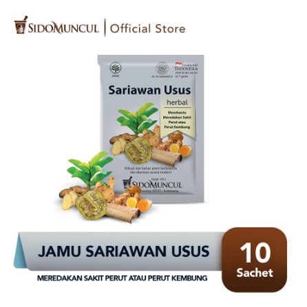 SIDOMUNCUL jamu sariawan usus 10sachet