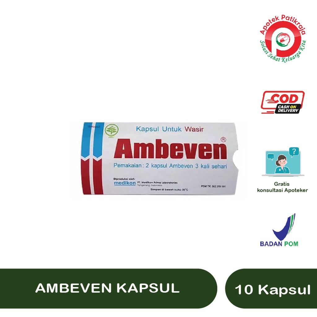 AMBEVEN HERBAL KAPSUL UNTUK WASIR