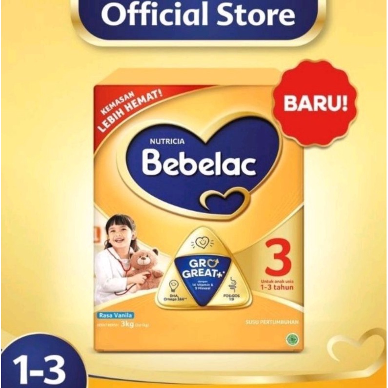 Bebelac 3 Vanilla 1000 gr