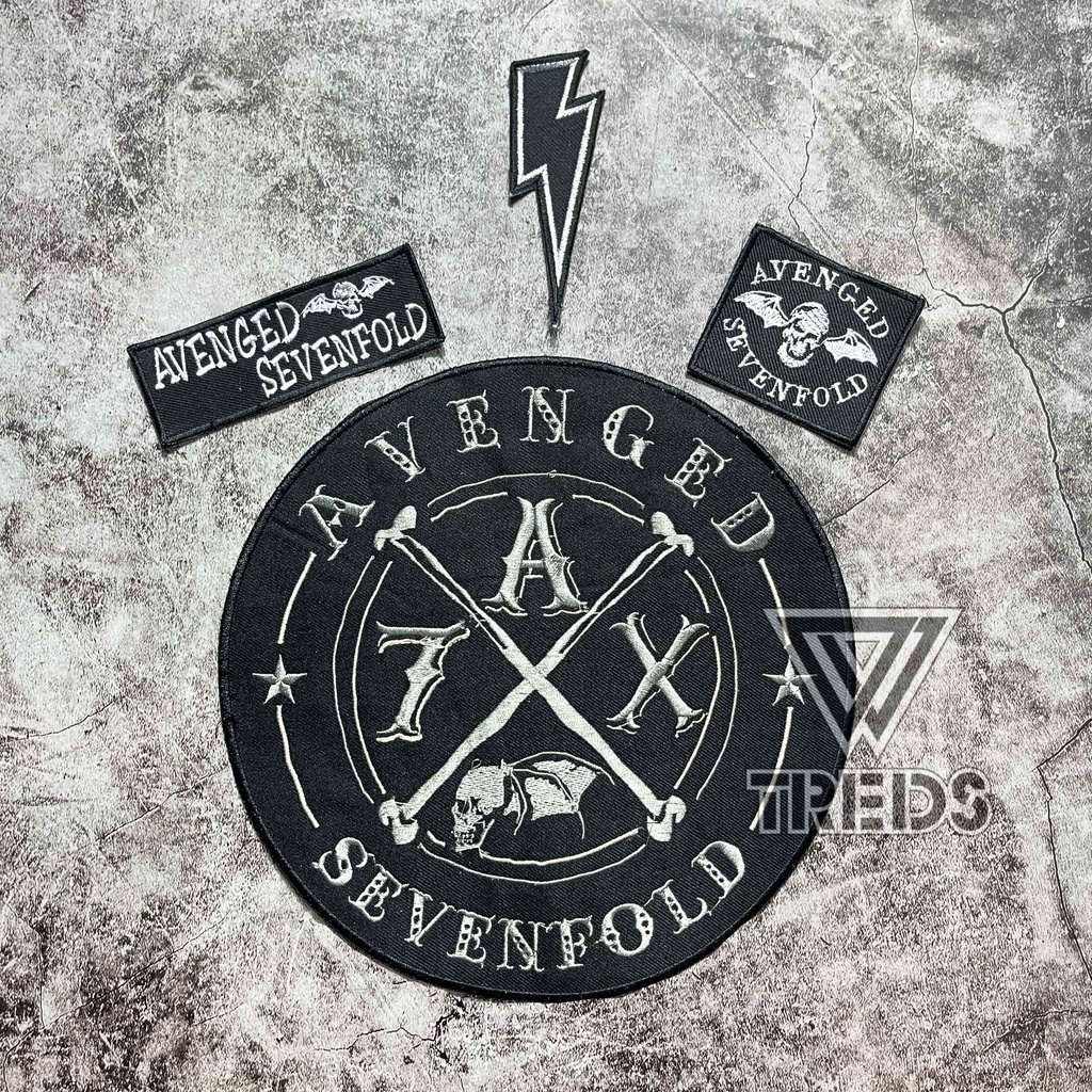 SATUS SET BACKPATCH BORDIR JAHIT / PATCH EMBLEM / PATCH MUSIK AVG