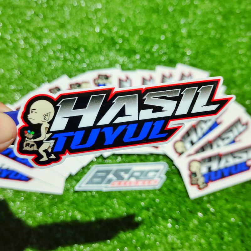 sticker hasil tuyul