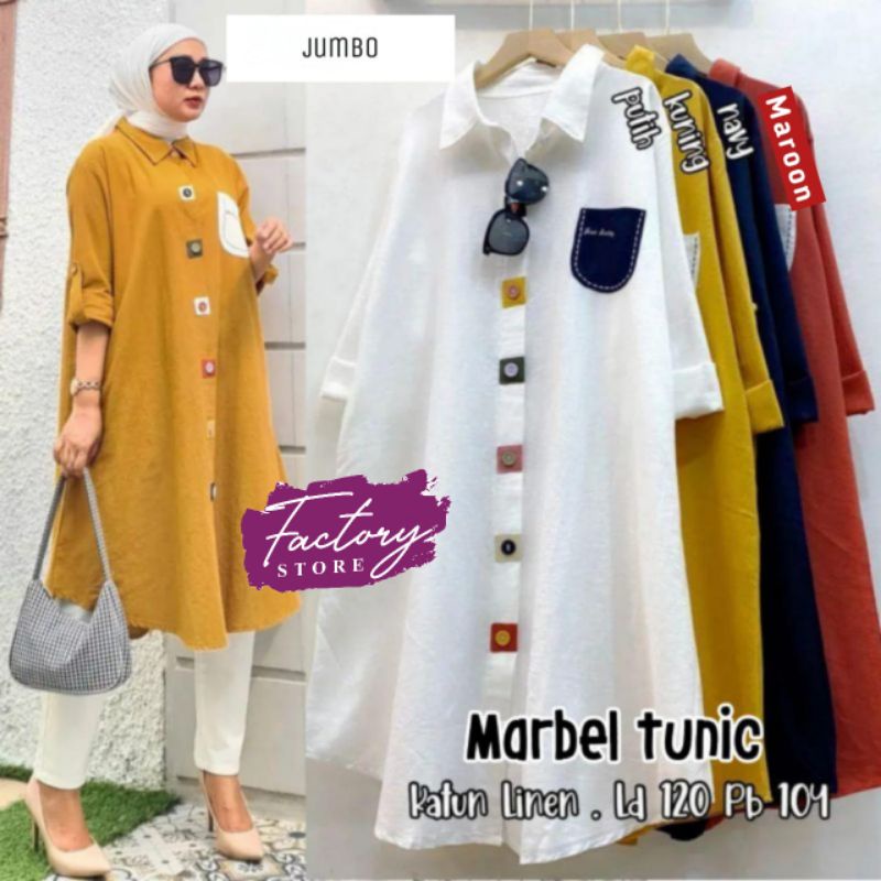 Marbel tunic by Factory