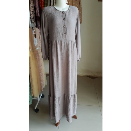 Gamis Rampel Crinkle