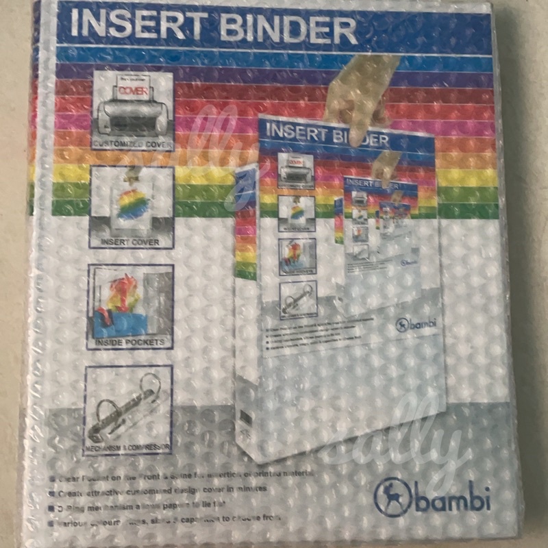 NEW BAMBI Insert Binder 3 Ring A4 2132M
