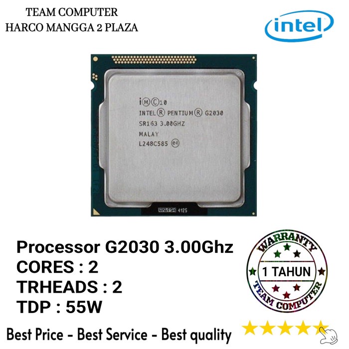 Psor Processor G2030 Lga 1155 Tray