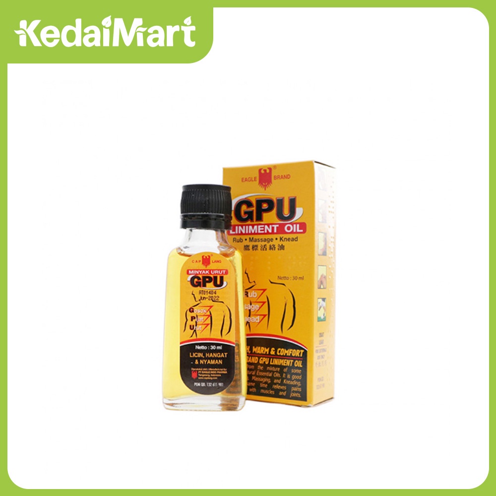 Cap Lang Minyak Urut GPU 30 ml