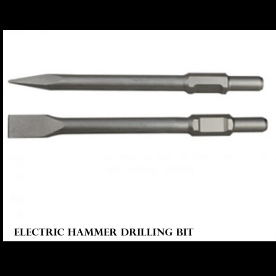 Mata chisel bobok beton hexagon 30x400mm SOLID Bull point /Cold chisel