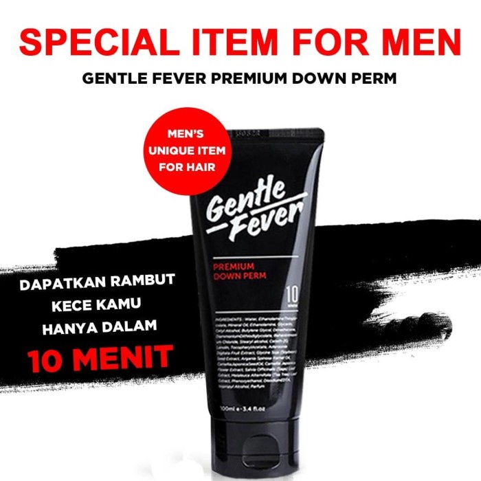 GENTLE FEVER : PREMIUM DOWN PERM 100ML (ONLY DOWN PERM)