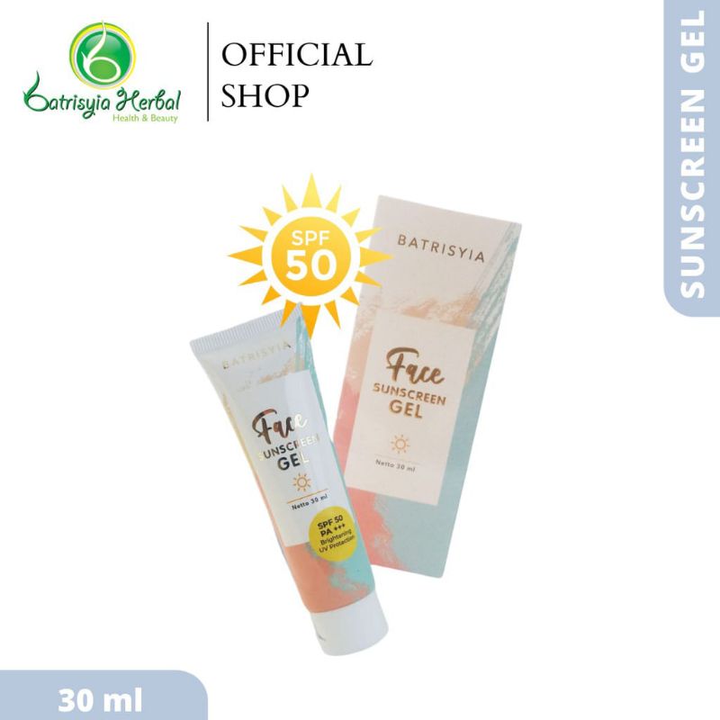 batrisyia face sunscreen gel