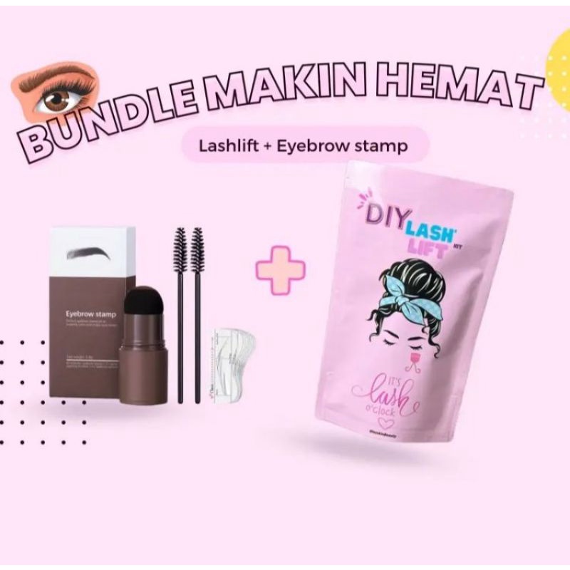 EYEBROW STAMP + LASHLIFT (BUNDLE HEMAT)