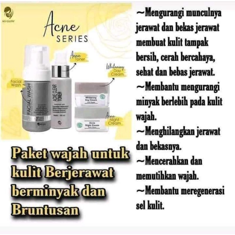 ms glow paket acne