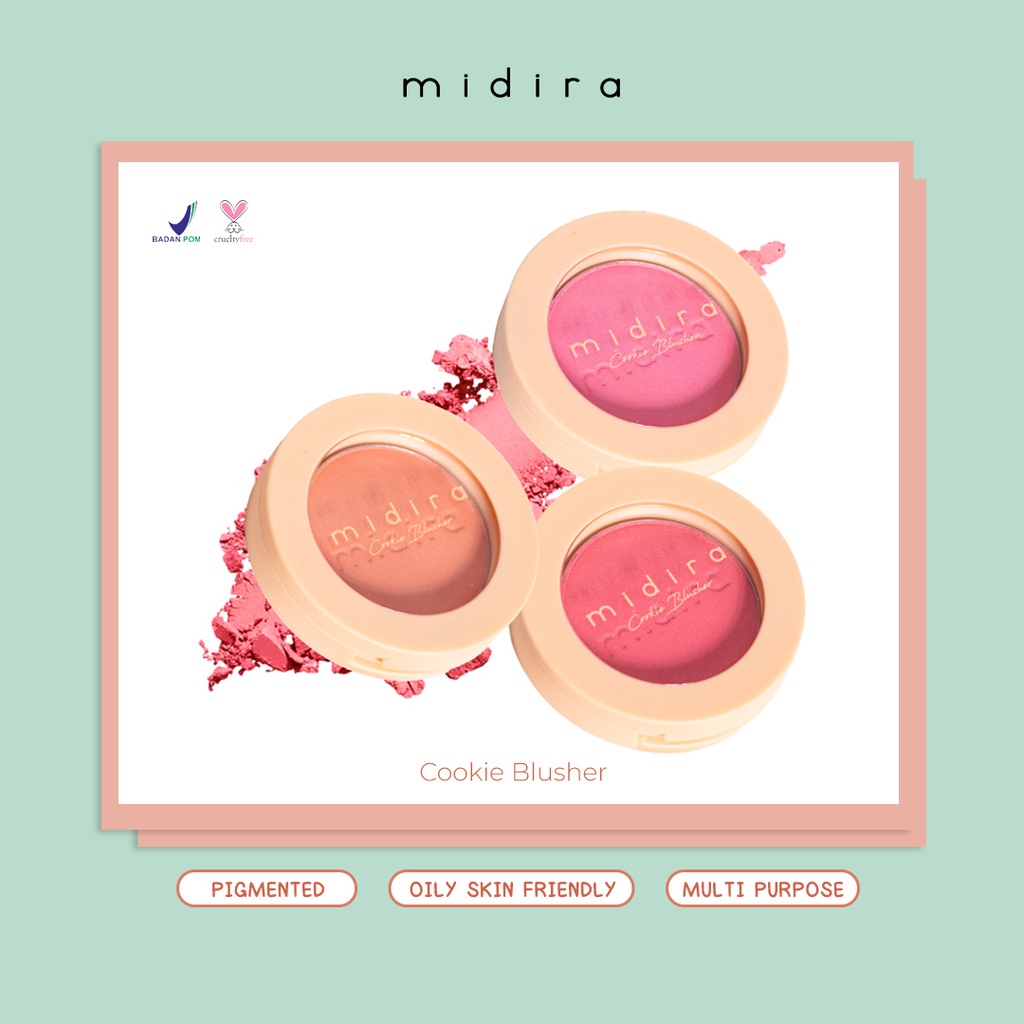 Midira Cookie Blusher Blush On 6gr