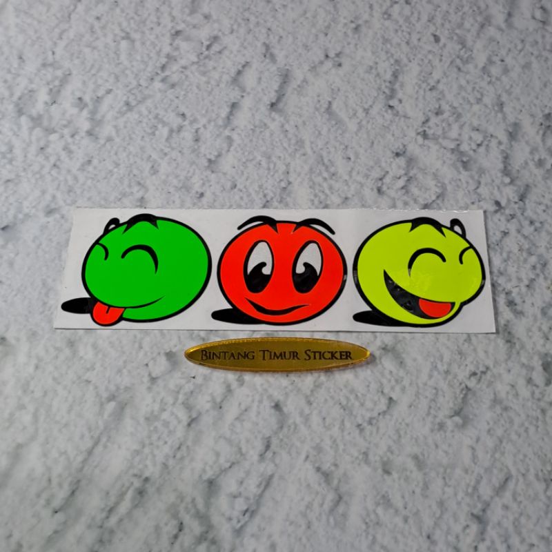 STICKER SMILE ISI 3