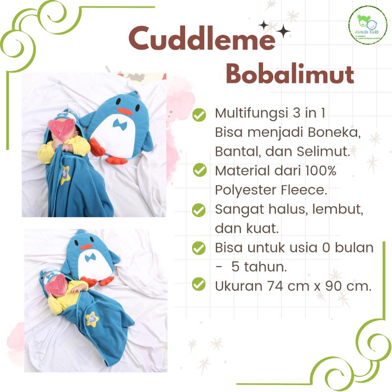 Bobalimut (Boneka Bantal Selimut) Cuddleme