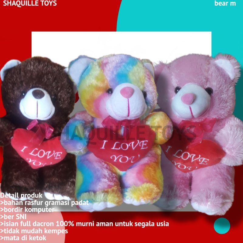 Boneka bear / tedy bear  / bear love m